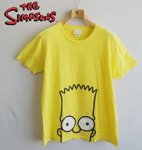 ●the Simpsons*Tシャツ*半袖*Lサイズ*メンズ*イエロー*ザシンプソンズ*アニメ*アメリカカートゥーン*　＃4223