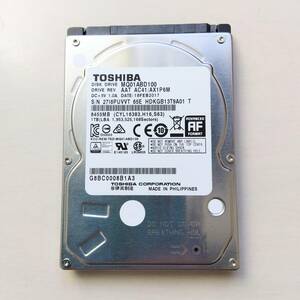 【78】1TB 1000GB HDD SATA 2.5インチ 東芝 MQ01ABD100 ハードディスクドライブ