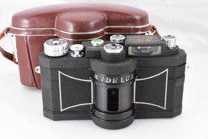 【完全動作品】 新品級美品 Panon WIDELUX F7 フィルムカメラ パノラマ レンズ 1:2.8 26mm 純正カメラケース付属