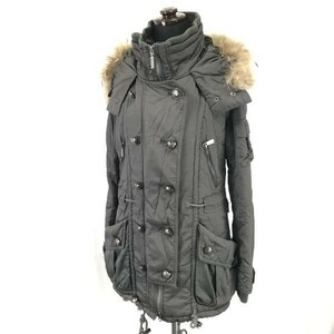 セシルマクビー/CECILMcBEE☆中綿入り/モッズコート【F/レディースM程度/グレー系/gray系】着脱ファー/Coats/Jackets/Jumpers◇cBH309