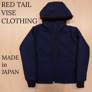 RED TAIL VISE CLOTHING ボアブルゾン リバーシブル パイル パーカー 日本製 レッドテイル バイスクローシング サイズS 2312
