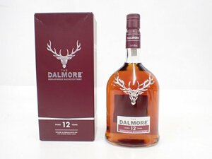 【未開栓・古酒】THE DALMORE 12年 ハイランドシングルモルトスコッチウイスキー ダルモア 1000ml/1L 40％ 箱付き △ 6D748-1