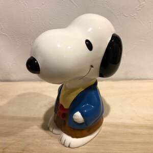 和服　貯金箱　スヌーピー　Snoopy　ピーナッツ　雑貨　陶器　置物　インテリア ファンシー　管理番号001