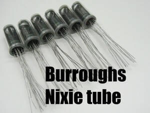 ★☆（管NX009） 国産ニキシー管 Burroughs B-5755相当品 6本セット / NOS Nixie Tubes 6pcs☆★