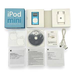 美品 動作良好 第二世代 Apple アップル ipod mini ブルー 4GB M9802J/A