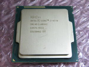 Intel Core i7-4770　3.40GHz LGA1150 　中古品(9)