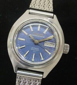 【中古動作未確認・ジャンク】★CITIZEN COSMOSTAR V2 AUTOMATIC シチズン コスモスターV2 自動巻 21石　レディース腕時計 64-3637 