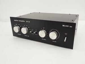 MELCO メルコ 真空管イコライザー・プリアンプ EP-10 ∽ 6DD6D-8