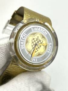 【電池切れ】Swatch　スウォッチ　1992 Swatch POP Guinevere PWK169 Watch　ヴィンテージ　クォーツ　ケース4.2