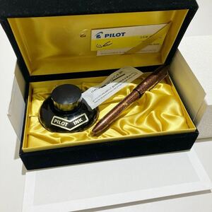 未使用品 PILOT パイロット ペン先14K 万年筆 蒔絵art craft FK-5MP-SF-M 桜吹雪 インク付き HON-Z-82 同梱不可