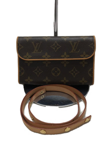 LOUIS VUITTON◆ポシェット・フロランティーヌ モノグラム/M51855/ウエストバッグ[仕入]/PVC/BRW/総柄