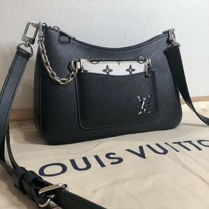 1円 極美品 ルイヴィトン LOUIS VUITTON ショルダーバッグ M80689 マレル エピ・レザー ノワール RFID確認済み 美品 バッグ エピ