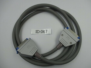 ID:067 未使用　長期保管品　第一電子工業製コネクタ　57Fシリーズコネクタ付ケーブル 36pin 全長2.0m