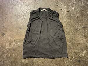 COMME des GARCONS 80s ギャザーノースリーブトップス 1980s コムデギャルソン GB-110420