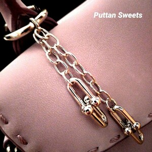 【Puttan Sweets】ハードウェアリンクキーホルダー811シルバー