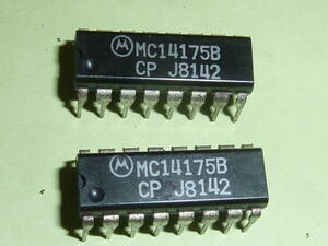 モトローラ MC14175 　 Quad Type D Flip-Flop ２個　未使用