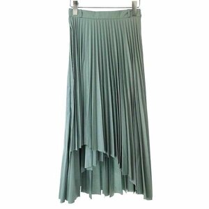 CLANE クラネ WRAP PLEATS SKIRT ラッププリーツスカート サックスブルー サイズ:1 レディース ITVY972E65XD