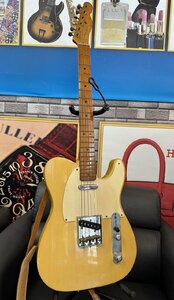 〓 希少品【Fender フェンダー Telecaster テレキャスター ギター ヴィンテージ 40506 USA製 楽器 イエロー 】HO9695