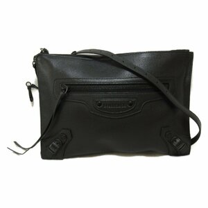 BALENCIAGA バレンシアガ 2wayショルダーバッグ 2wayショルダー バッグ ブラック系 レザー 中古 ユニセックス