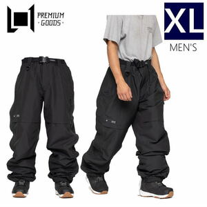 ● L1 RANKIN PNT BLACK XLサイズ メンズ スノーボード スキー パンツ PANT 23-24 日本正規品