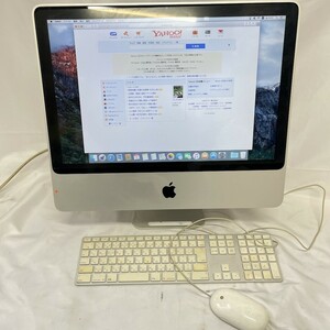 アップル Apple iMac A1224 250GB 4GB デスクトップパソコン A1152 A1243 キーボード マウス 動作品 20インチ Y0224-30