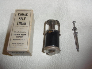 ■極希少 未使用 完動品 初期 1918年製（大正7年）米国製 箱付■KODAK SELF TIMER（コダック セルフタイマー）