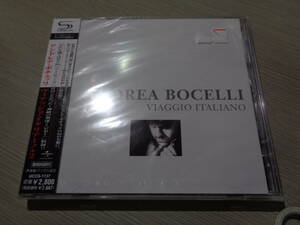 未開封/アンドレア・ボチェッリ/ヴィアッジョ・イタリアーノ+2(UNIVERSAL:UCCS-1137 PROMO STILL-SEALED SHM-CD/ANDREA BOCELLI