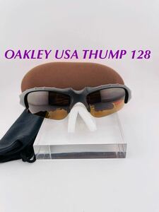 QA15 OAKLEY THUMP 128 USA製　ビンテージ　ランニング　サングラス　ブラウン　オークリー 