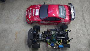 RS4 PRO カーボンシャーシ オプション品多数 サーボ スピコン モーター プロポ付き(おまけ)