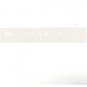 ビーウェットBeWetカッティングステッカー横型 白ベタ　キャンプスノーピークノースフェイスパタゴニアクーポンポイント増量送料無料タイ