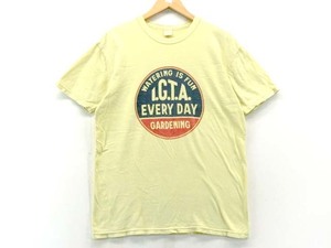 UES　ウエス　古着　プリント　Tシャツ 半袖シャツ Yellow 3