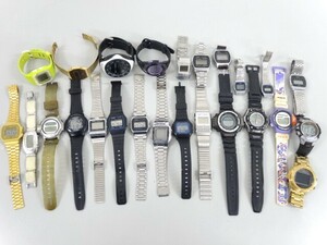 ジャンク 25点セット まとめて CASIO カシオ プロトレック WIRED ワイアード SUUNTO スント REGATTA 他 デジタル 腕時計