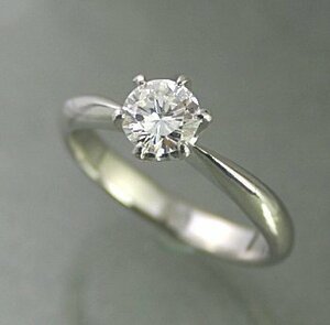 婚約指輪 ダイヤモンド 0.2カラット プラチナ 鑑定書付 0.229ct Dカラー VVS2クラス 3EXカット H&C CGL T0935-GE1 HKER*0.2