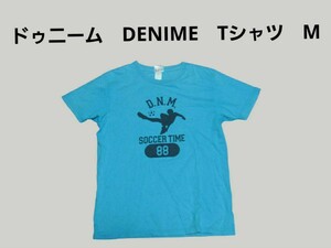 ドゥニーム　DENIME　染み込み ロゴ　Tシャツ　Mサイズ