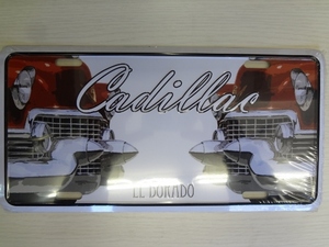 キャデラック エルドラド サインプレート Cadillac EL DORADO 未開封品