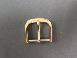 中古 セイコー シチズン カシオ 汎用 尾錠 美錠 ピンバックル 色: ゴールド 幅: 14mm 管理No.31667