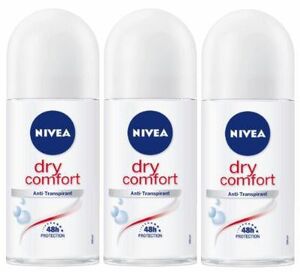 送料込 3本セット Nivea ニベア デオドラント ロールオン Dry Comfort 50ml