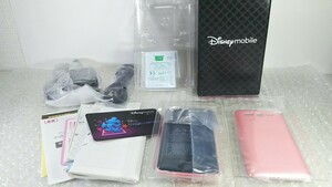 Softbank シャープ Disney Mobile DM013SH Minnie Pink ミニーピンク 本体 白ロム ほぼ新品 656376