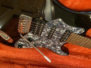 ARIA proⅡ Fullerton ブラック　ブラックパールピックガード　エレキギター