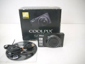 592 Nikon COOLPIX S8000 NIKKOR 10x WIDE OPTICAL ZOOM ED VR 5.4-54.0mm 1:3.5-5.6 ニコン クールピクス バッテリー欠品 箱付 デジカメ 