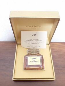 豊JCH24/6J●PARFUM JOY DE JEAN PATOU N°1104 パルファム ジョイ ジャンパトゥ 香水 箱付 本体未開封●