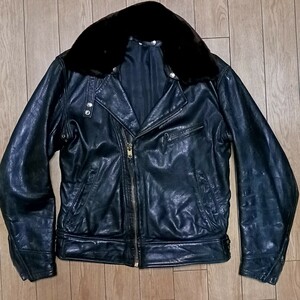 50s ヴィンテージ Langlitz Leathers グリーンタグ ゴートスキン ライダース ラングリッツレザー 30s 40s buco ルイス 