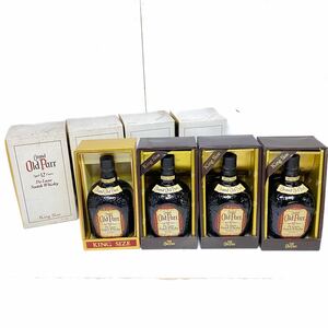 ♪【未開栓】箱入り4本セット グランドオールドパー デラックス 12年 Grand Old parr De Luxe King Size 43% 1L 1000ml キングサイズ 古酒