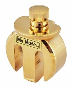 即決◆新品◆送料無料My Mute MM-V バイオリン用 消音器 ミュート/大きな消音効果/ねじ固定式/高級金メッキ仕上げ