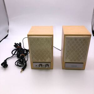 【j】ELECOM MS-76MA　9W (4.5W + 4.5W) 低音・高音調整可　エレコム　スピーカー