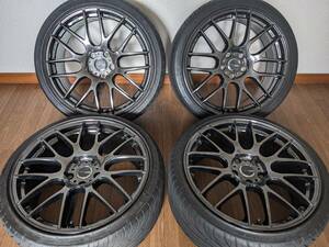 ☆WORK EMOTION M8R ワークエモーション19×8.5J　ET45 114.3 5穴 235/35R19 マークＸ・IS等に　手渡し可☆