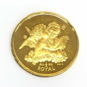 K24　ジブラルタル　ロイヤル　エンジェル金貨　1/5oz　1998　総重量6.2g【CDBD7021】