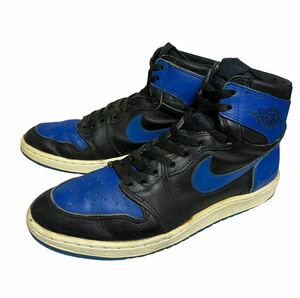 ビンテージ 85年 韓国製 NIKE AIR JORDAN 1 ORIGINAL ROYAL ナイキ エアジョーダン 1 ロイヤル 黒/青 オリジナル US11 29㎝