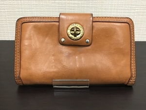 ■【YS-1】 マーク バイ マークジェイコブス 長財布 ■ レディース 茶系 本革 ■ Marc by Marc Jacobs 【東京発 手渡し可能】K■