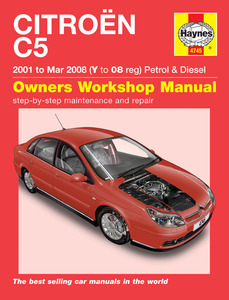 Citroën（シトロエン）C5 2001-2008年 英語版 整備解説書